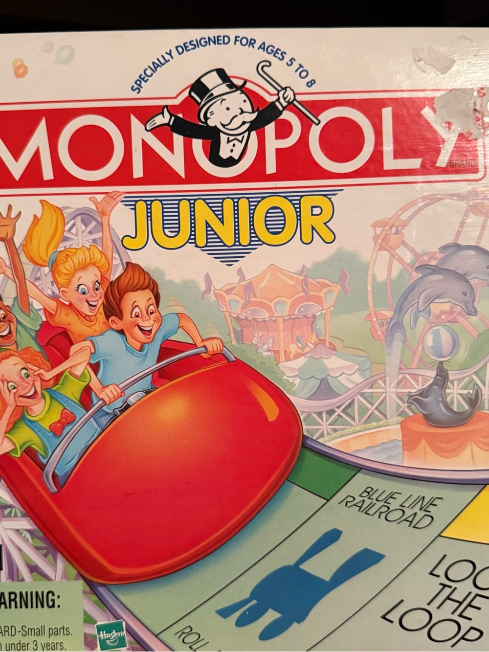 Hasbro Monopoly Junior Board Game- New in Box. Vintage 1999. All pieces.